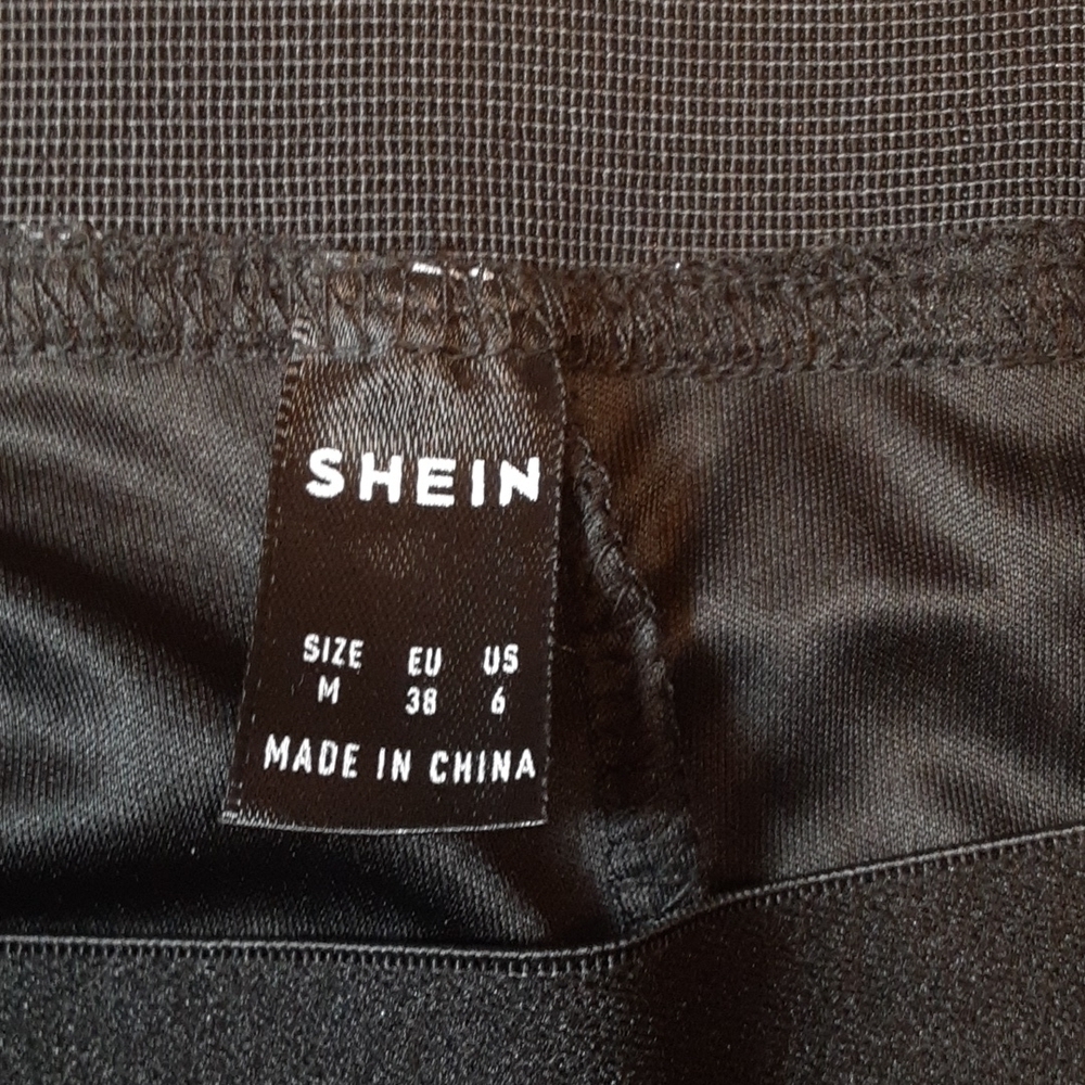 Shein Dark Blue Top with Golden Stars & Elastic Band - Size Medium - Picture 4 of 4